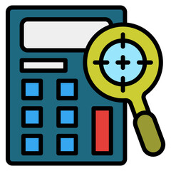 Fototapeta premium Calculator Icon Element For Design