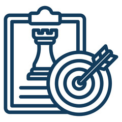 Target Board Icon Element For Design