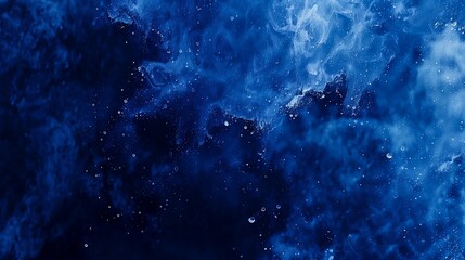 blue sky lot clouds stars transparent fractal bubbling liquids flames surrounding flame highly deep powers swirling banner space starry frostbite dry ice - obrazy, fototapety, plakaty