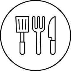 Kitchen utensils Icon
