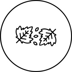 Leaves Falling Icon