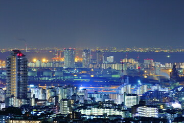 日本旅行の美しい風景　神戸,夜景