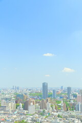 日本旅行の美しい風景　高層ビル, 東京,