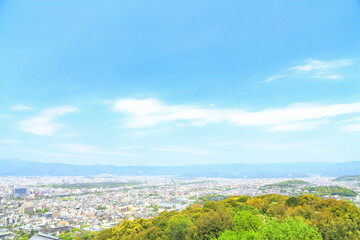 綺麗な旅行風景　京都市街地