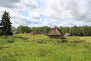 old house in the countryside
