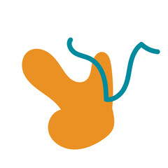 Orange Abstract Shapes Vectors