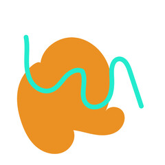 Orange Abstract Shapes Vectors