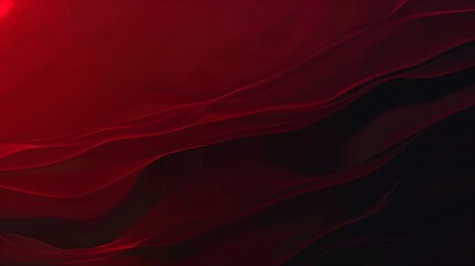 Obraz premium red light shining surface abstract cloth simulation sleek flowing shapes blood colored silk product bull sheets desktop aliased deep colors