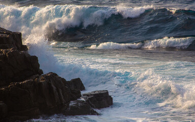 奄美, “寒の戻り”の春の海