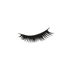 eyelash logo icon