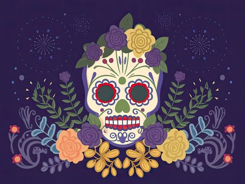 Day of the Dead with Generative AI.