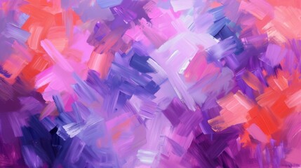 Abstract Colorful Brushstroke Background - obrazy, fototapety, plakaty