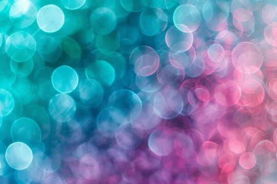 Abstract Colorful Bokeh Lights Background