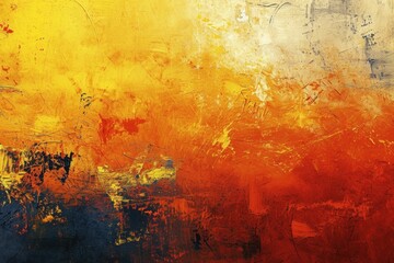 Abstract Orange and Blue Artistic Background