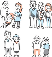family illustration