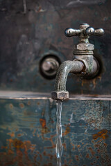 An old water tap