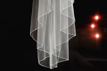 The veil is one of the oldest parts of a bridal ensemble, served to hide the bride's face from the groom prior to the wedding