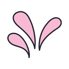 Doodle cute handdrawn element icon