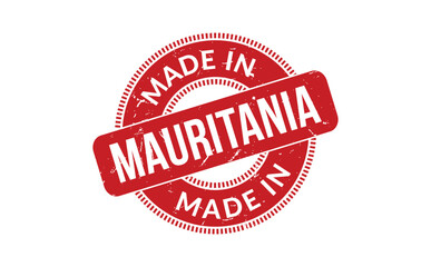 Made In Mauritania Rubber Stamp