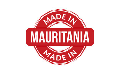 Made In Mauritania Rubber Stamp