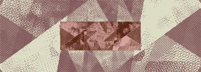 Abstract halftone grunge texture background image.