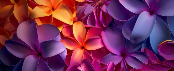 Colorful Abstract Floral Background