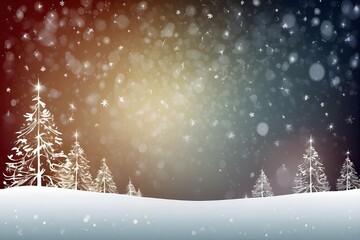 Fototapeta na wymiar Christmas light background Generative AI
