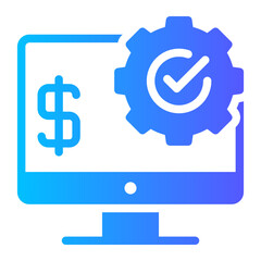 computer gradient icon