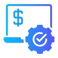 laptop gradient icon