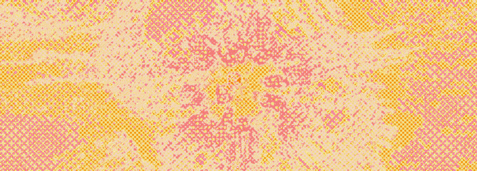 Fototapeta premium Abstract halftone grunge texture background image.