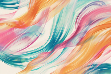 Serenity Swirls: A Soft-Hued Ballet of Pastel Waves Dancing in Harmonious Flow
