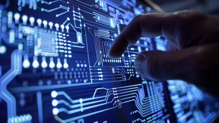 A closeup of a computer screen displaying programming code and schematic diagrams for a new tingedge programmable material. The code is accompanied by an excited scientists