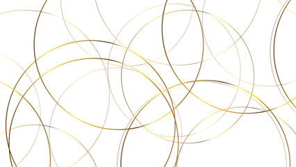 Luxury Golden random circle. Simple luxury design for wallpaper. Vector illustration