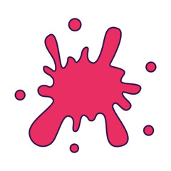 Doodle colorful festival element icon