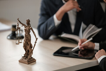Business and Male lawyers or judge consult having team meetings with clients, Law, and Legal...