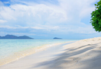 empty beach, close up
