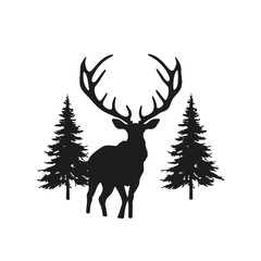 Antler  silhouette