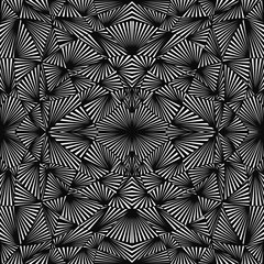 Abstract, Doodle, Doodle abstract lines consist of lines, curved soft line patterns consisting of hearts, art, black lines with white background.