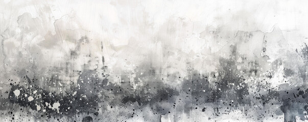 Abstract Watercolor Artwork on Transparent
