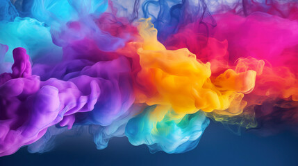 Fototapeta premium Swirling Symphony of Vivid Hues 