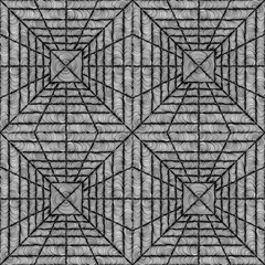 Abstract, Doodle, Doodle abstract lines consist of lines, curved soft line patterns consisting of hearts, art, black lines with white background.