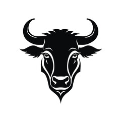 Bulldog Logo Monochrome Design Style