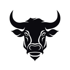 Bulldog Logo Monochrome Design Style