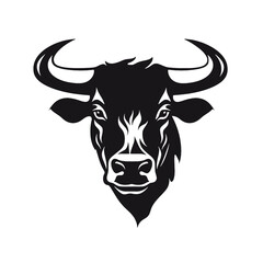 Bulldog Logo Monochrome Design Style