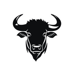 Bulldog Logo Monochrome Design Style