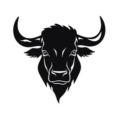 Bulldog Logo Monochrome Design Style