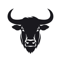 Bulldog Logo Monochrome Design Style