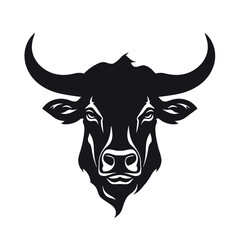 Bulldog Logo Monochrome Design Style