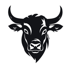 Bulldog Logo Monochrome Design Style