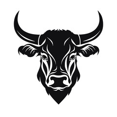 Bulldog Logo Monochrome Design Style